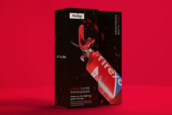Firexo Fire Extinguisher Packaging